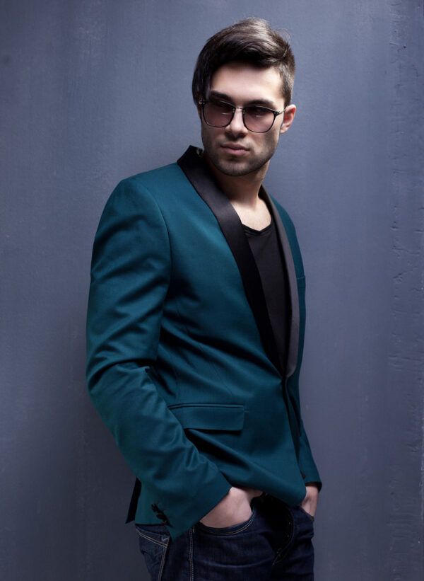 Blue Casual Suit